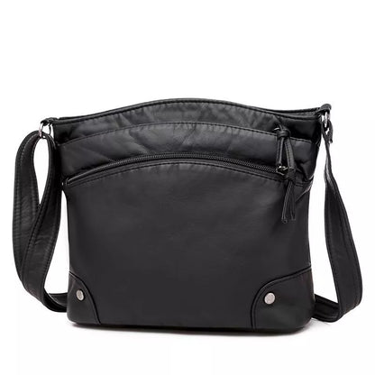 Leather Shoulder Bag 1+1 FREE