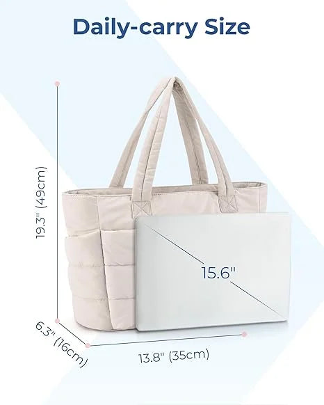 Julia Lightweight Puffy Tote Bag