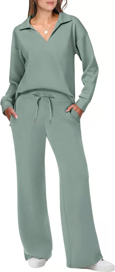 Diana Casual Long Sleeve Sweatsuits Sets