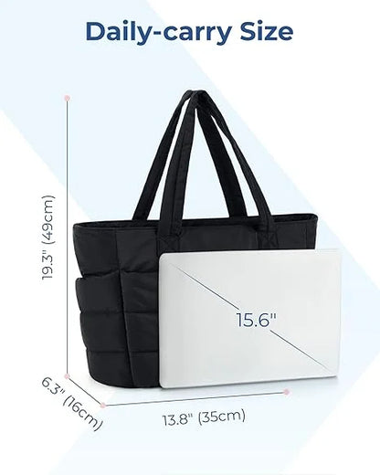 Julia Lightweight Puffy Tote Bag