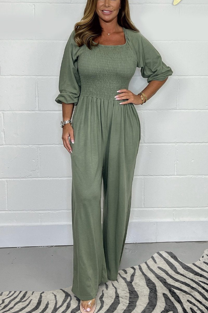 Phoebe Casual Solid Color Jumpsuit