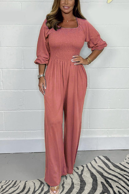 Phoebe Casual Solid Color Jumpsuit