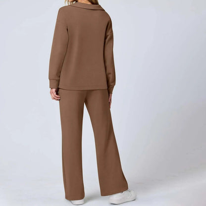 Diana Casual Long Sleeve Sweatsuits Sets