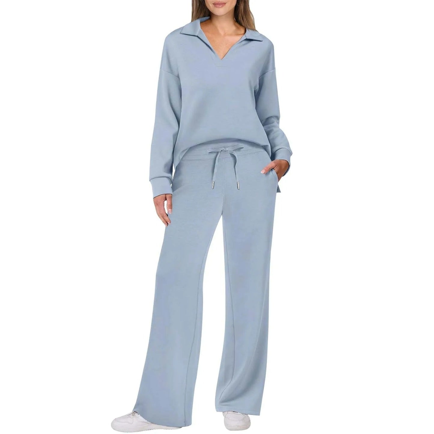 Diana Casual Long Sleeve Sweatsuits Sets