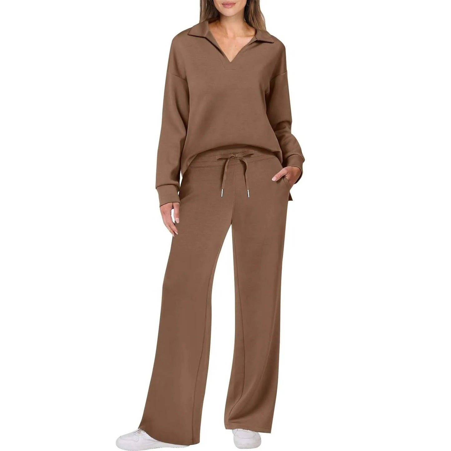 Diana Casual Long Sleeve Sweatsuits Sets